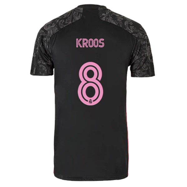 Camiseta Real Madrid Tercera equipo NO.8 Kroos 2020-2021 Negro